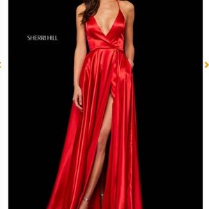 Red Sherri Hill Prom Dress